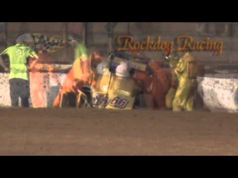 Steve Allen Wingless Sprint Crash - Sydney Speedway