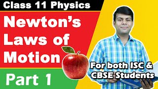 Newtons Laws of Motion - Part 1 | Class 11 Physics - ISC, CBSE, NCERT