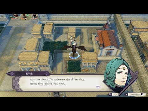 Fire Emblem: Three Houses Seteth And Flayn At Church House Unique Dialogue