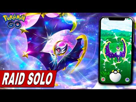 Como Vencer a Lunala SOZINHO no Pokemon GO - Raid SOLO (Sobrou 40 segundos)