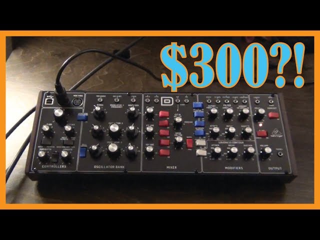 Video Teaser für Behringer Model D Analog Synthesizer \\ Exploring The Sounds (No Talking)