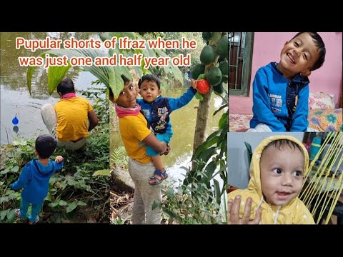 Viral shorts of Ifraz when he was just one and half year old🥰😍,how cute  mashallah 😍 #youtubeshorts