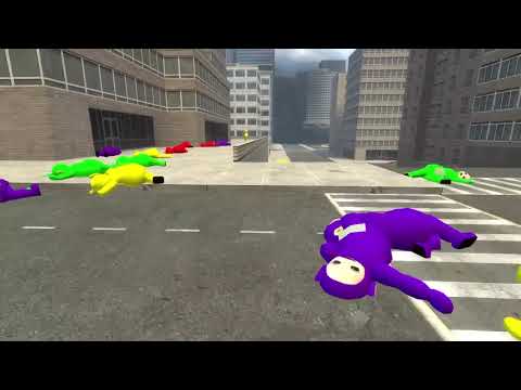 teletubbies vs a tactical nuclear missile (Garry's mod)