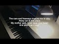 I Thought I Saw Your Face Today She Him Piano Karaoke
