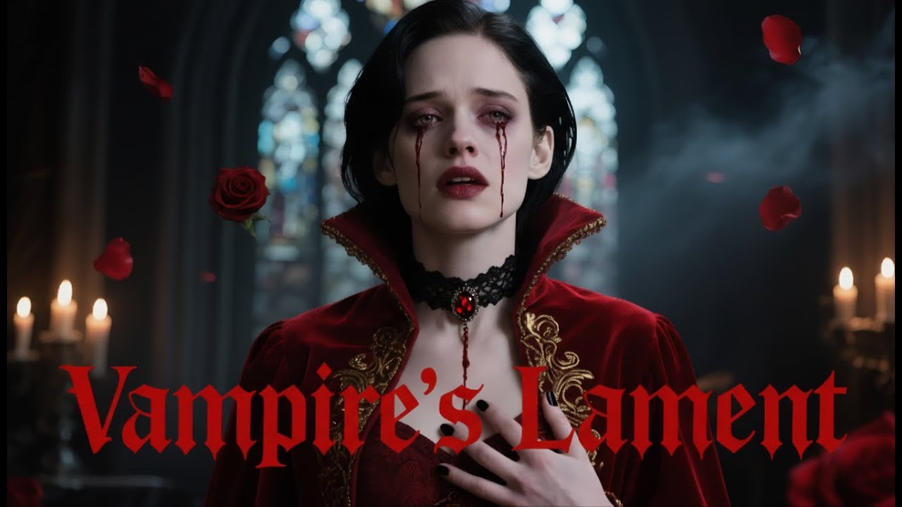 Vampire's Lament — Symphonic Gothic Metal MV | Metalyric Theater AI