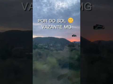 Pôr do sol, BR 354 Vazante MG.