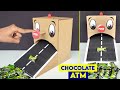 Chocolate Dispenser Machine How To Make Cardboard Atm Simple School Project