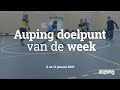 Auping Doelpunt van de Week: 11 en 12 januari 2020