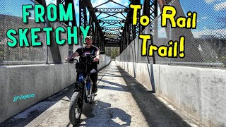 ERIE RAILROAD Adventure to Former ABANDONED BRIDGE (North Pocono Trail)