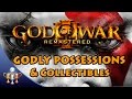 God Of War 3 Remastered All Godly Possessions Gorgon Eyes Phoenix Feathers Minotaur Horns