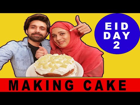 ARIFA BAKING EID CAKE FOR TABEER