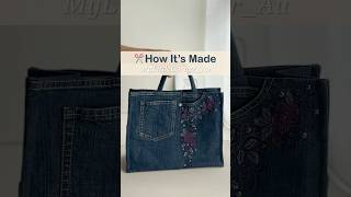 Upcycled Denim Handbag | Made from Women’s Jeans | Handmade in Sydney