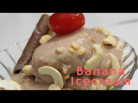 Banana Icecream || Using Simple Ingredients