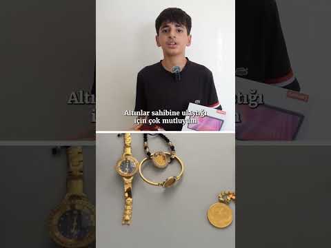 14 yaşındaki Ömer, çöpte bulduğu servet dolu çantayı polise teslim etti