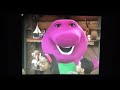 Barney Friends Barney Baby Bop BJ Santa Mr Claus Leave Kids Christmas Carolers Visits 1999