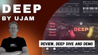 Video thumbnail for UJAM Virtual Drummer - Deep - Review and demo by UDi Audio