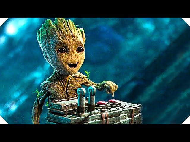 Vídeo relacionado con Marvel Guardians Vol.2: YO SOY GROOT, lindo y enojado Sudadera