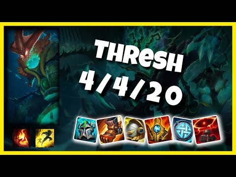 Thresh Support 10.25 Challenger Gameplay Replay - S11 (4/4/20) - EU