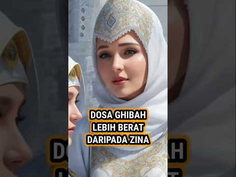Dosa Ghibah Lebih Berat Dari Zina? #ghibah #zina #haditsnabi #nabimuhammad