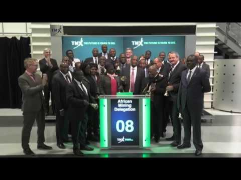 African Mining Delegation closes Toronto Stock Exchange, March 6, 2018