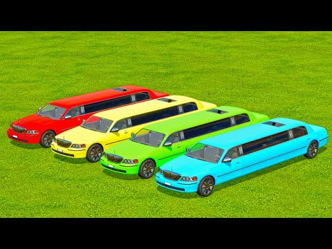 TRANSPORTATION OF A COLORED LIMOUSINE USING A URAL TRUCK - Farming Simulator 2022