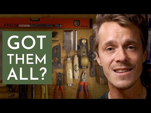 The SIMPLE TOOLS you need to build a WOODEN BOAT