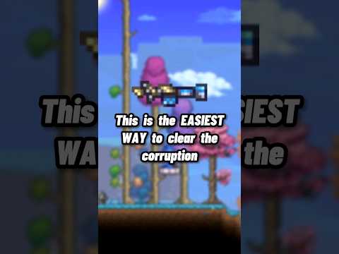 The EASIEST way to clear the corruption in Terraria