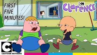 See How It All Began: Clarence Origins | The FIRST 5 Minutes!  🎬 | Cartoon Network UK