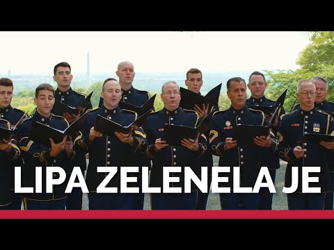 The U.S. Army Chorus performs "Lipa zelenela je"