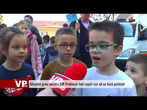 Situație grea pentru IJP Prahova: toți copiii vor să se facă polițiști