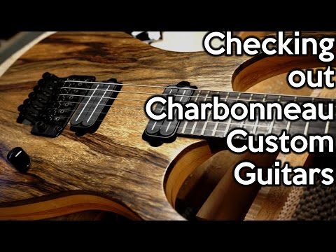 Checking out Charbonneau Custom Guitars