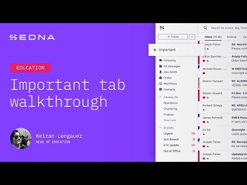 Important tab walkthrough - SEDNA Education