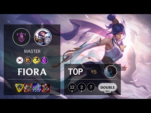 Fiora Top vs Maokai - KR Master Patch 10.24