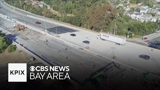 Section of northbound I-680 in Fremont closed for repair work