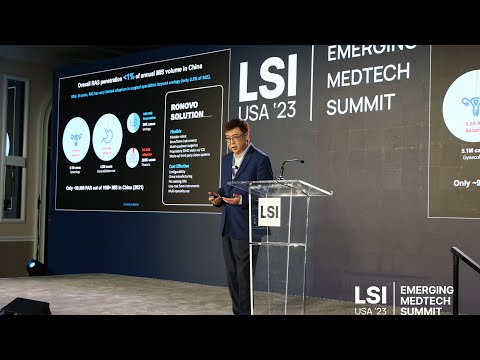 John Ma Presents Ronovo Surgical at LSI USA ‘23