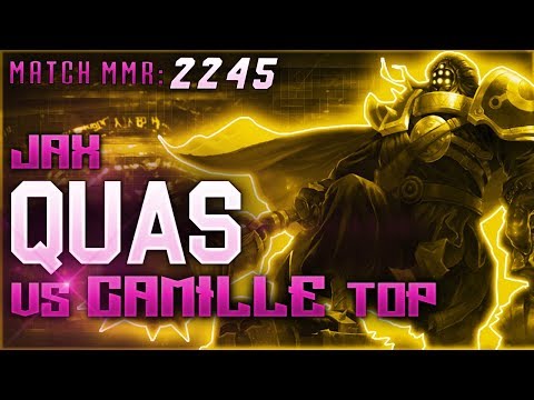 S8 | Quas Jax vs Camille TOP | High Elo Ranked League of Legends