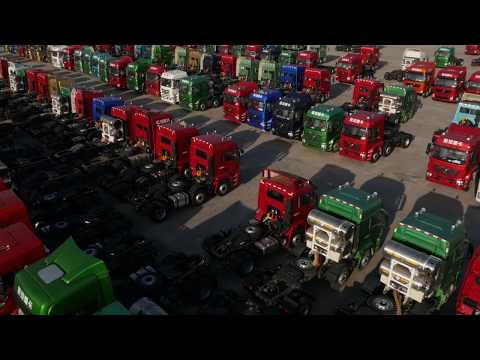 Aerial Largest Chinese Heavy Duty Truck Manufacturing Facility - Shaaxi Automobile Group Holdings