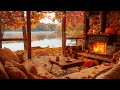 Cozy Cabin In The Autumn Forest Gentle Piano Melodies For Relaxation And Deep Sleep