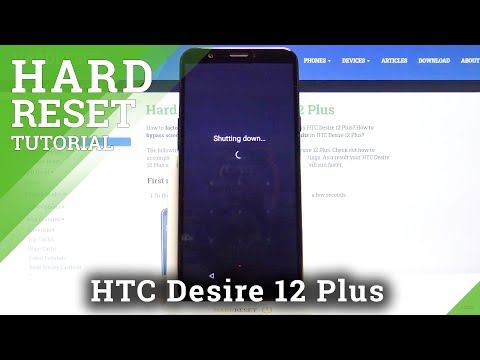 How to Hard Reset HTC Desire 12 Plus– Remove Screen Lock