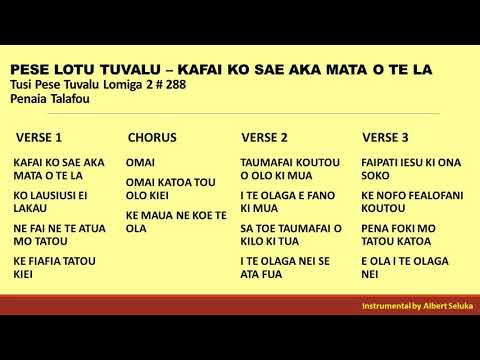 KAFAI KO SAE AKA MATA OTE LA