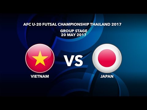 M44 VIETNAM vs JAPAN - AFC U-20 Futsal Championship Thailand 2017