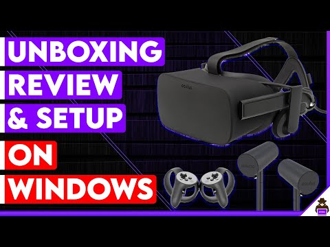 Oculus Rift CV1 Rift + Touch Bundle: Unboxing, Review, Setup, & Game Test! (Windows PC)
