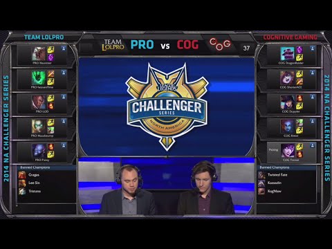 Team LoLPro vs COGnitive Gaming | Game 1 Quarter Finals S4 NA CS #2 Summer 2014 | PRO vs COG G1