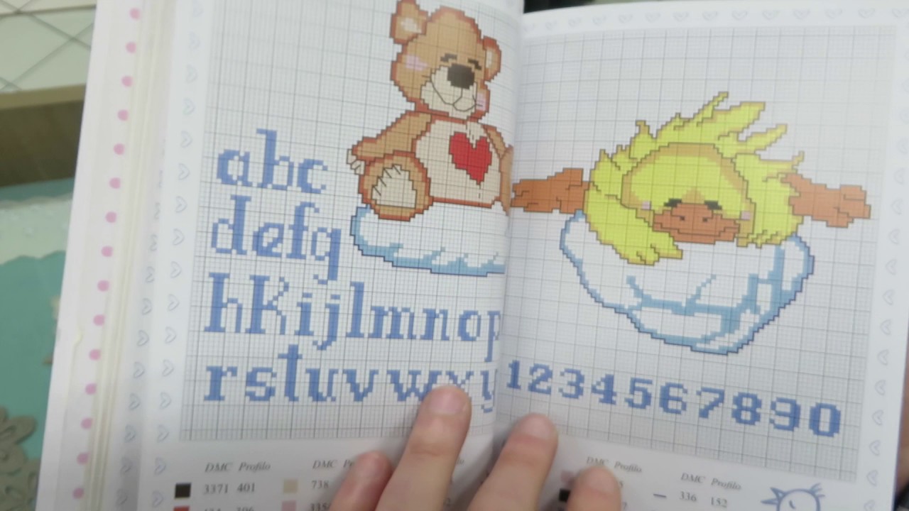 Corredino punto croce