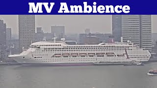 cruise ship MV Ambience arriving to Rotterdam
