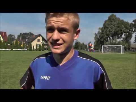 Dawid Doktor po meczu Sokół Wola - UKS Warszowice (11.09.2016)