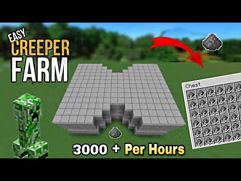 Minecraft 1.20 Easy Creeper Farm Tutorial | 3000 Per Hours | Easy Gunpowder Farm