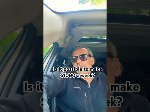 Can you make $1000 a week driving Lyft and Uber? #uber #lyft #canada #driver #hopp #ontario #cx30