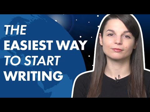 Part of a video titled The Easiest Way to Start Writing in English - YouTube