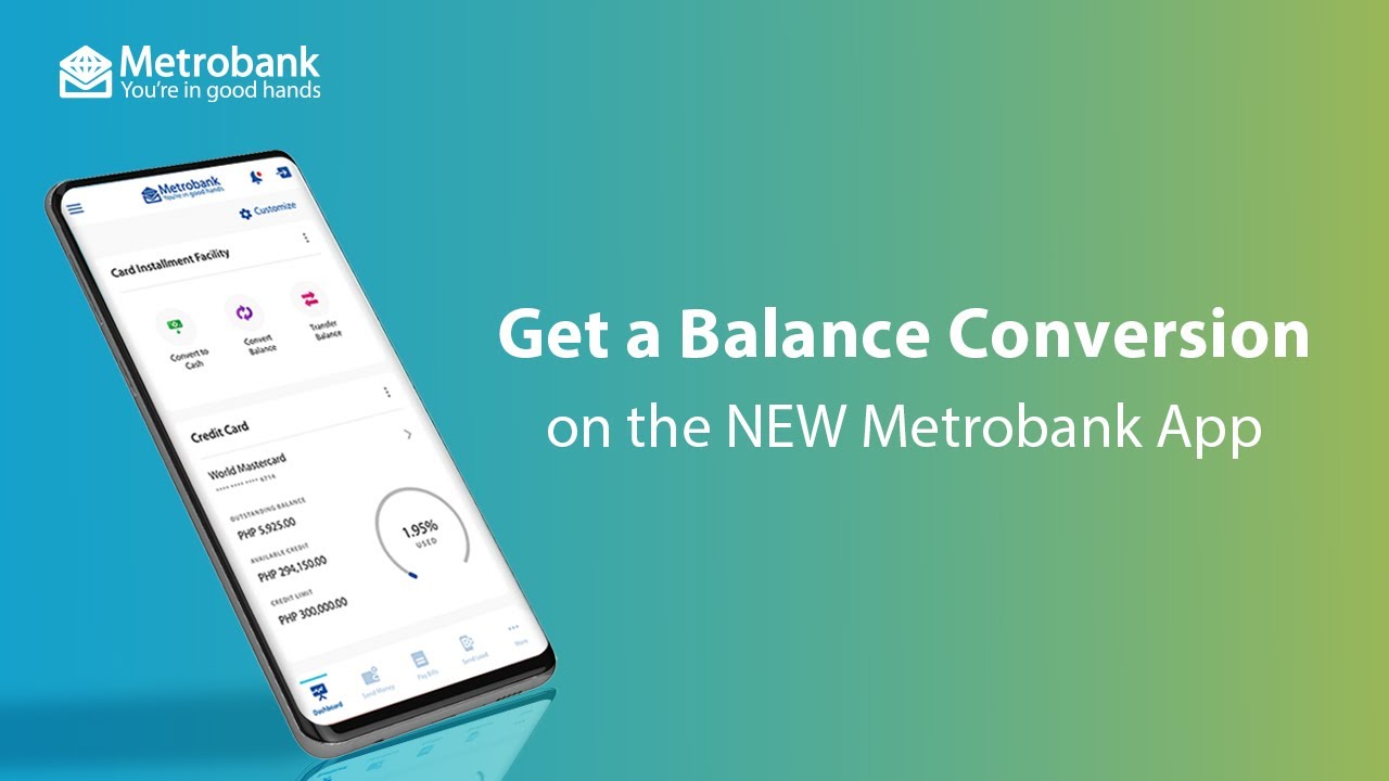 How to avail of Balance Conversion on the NEW Metrobank App
